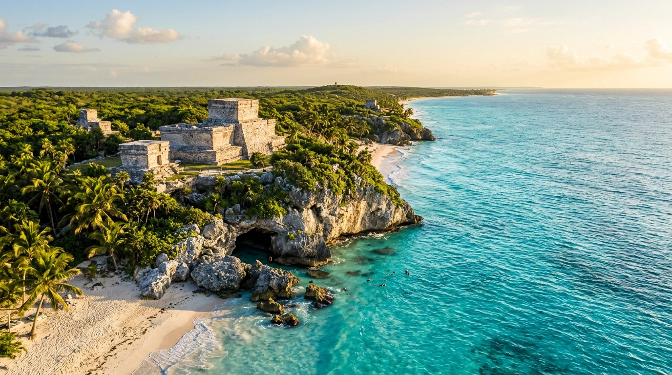 Tulum coastline from the Living Dreams destination collection